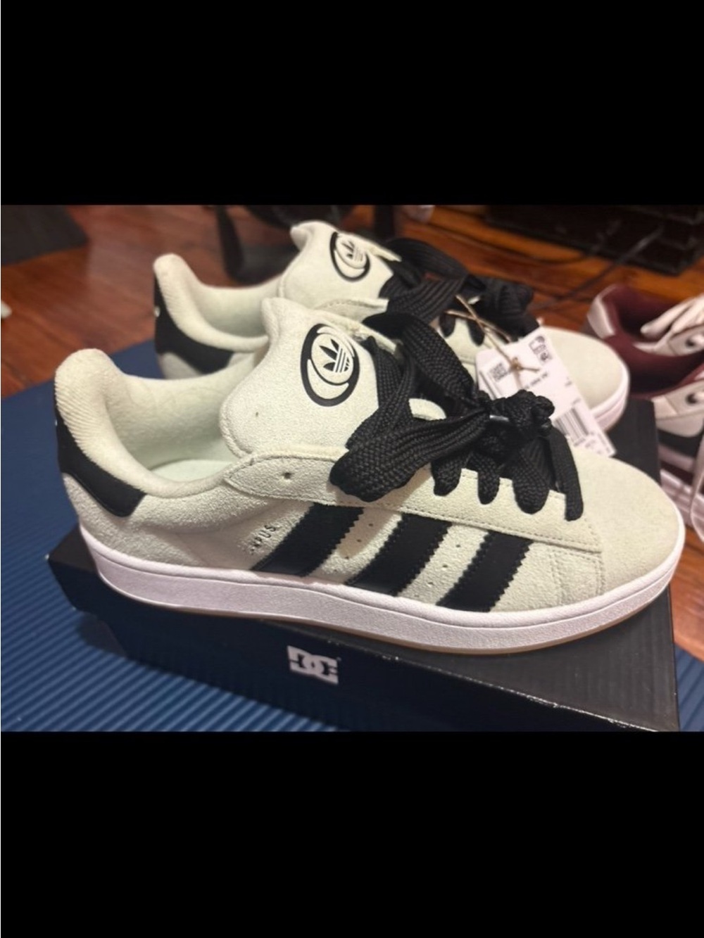 adidas Campus 00 Suede Sneakers in bright lime and Black with Three Stripes